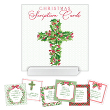 Load image into Gallery viewer, Christmas Holly Scripture Card Set