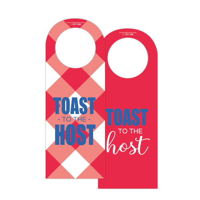 Toast to the Host Wine Tag