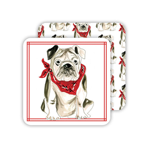 Bulldog Paper Coasters
