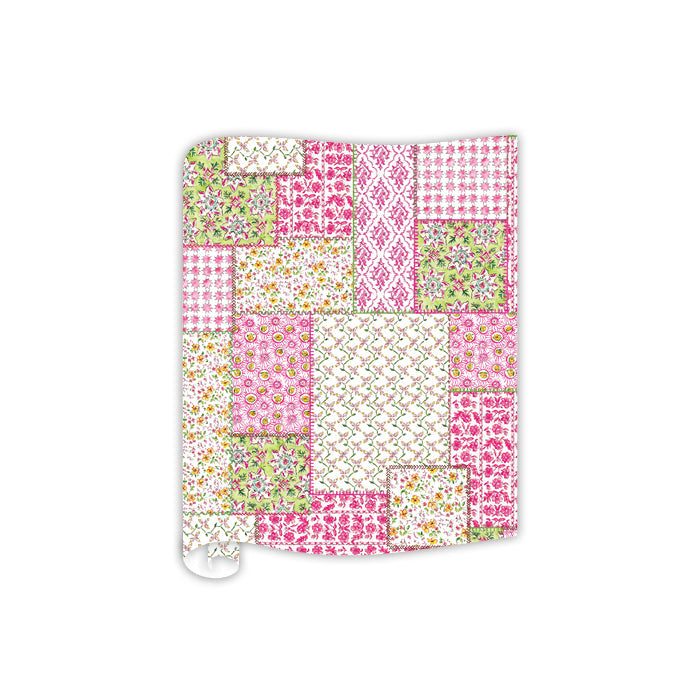Pink Western Patchwork Table Runner