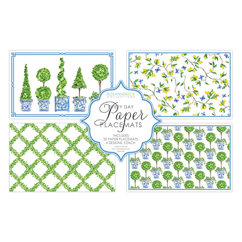 Topiary - Boxwood Mix Placemats