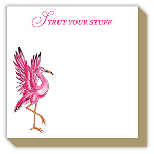Strut Your Stuff Flamingo Luxe Notepad