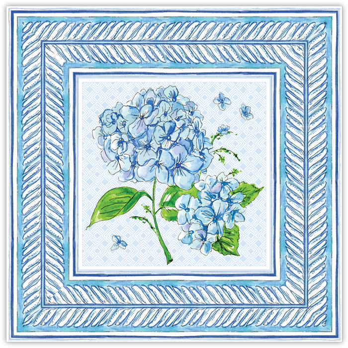 Blue Hydrangea Square Placemats