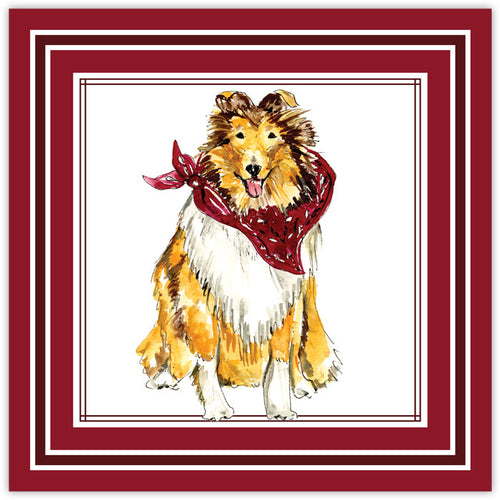 Collie Square Placemats