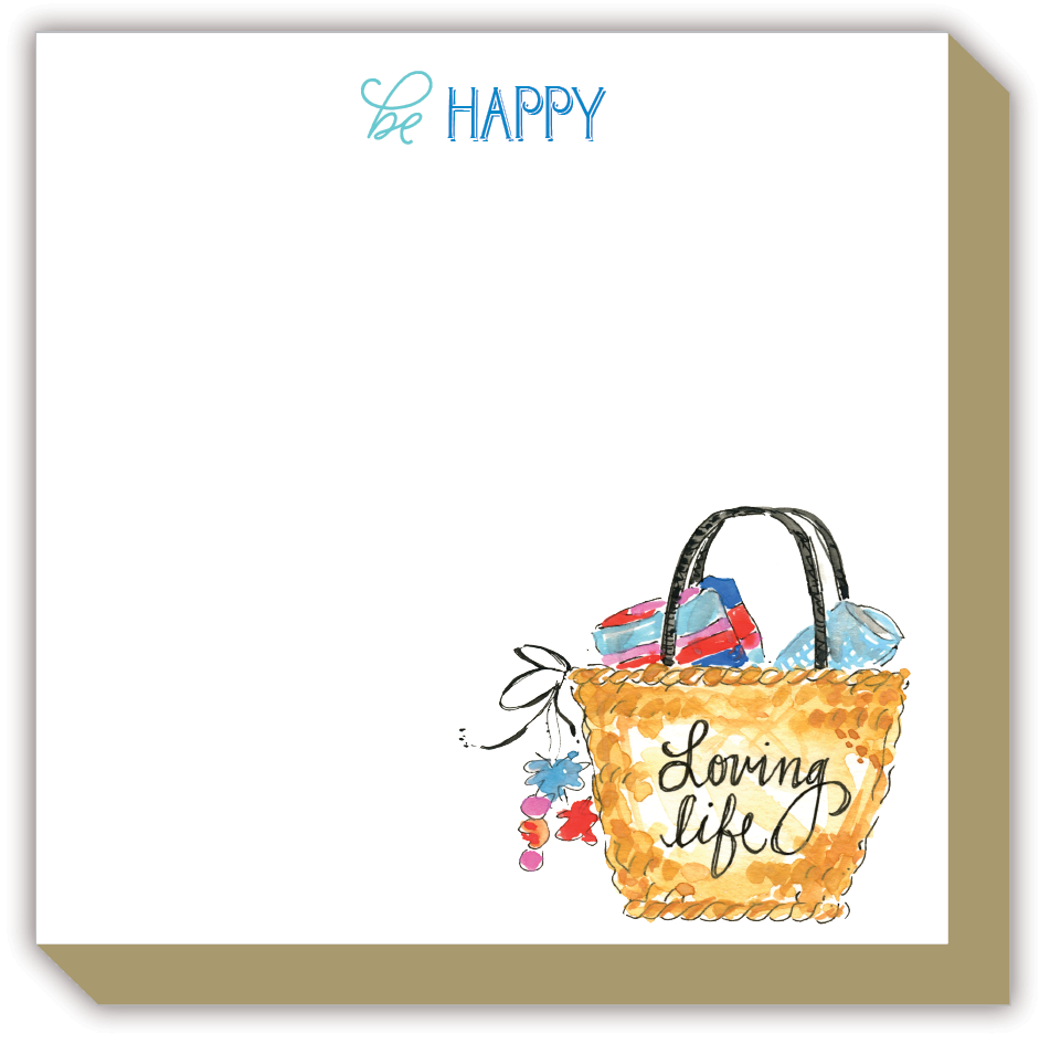 Be Happy Fashionista Luxe Notepad