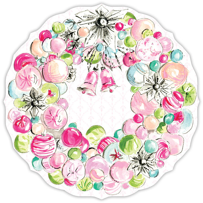 Vintage Ornament Wreath Posh DieCut Placemats RosanneBECK Collections