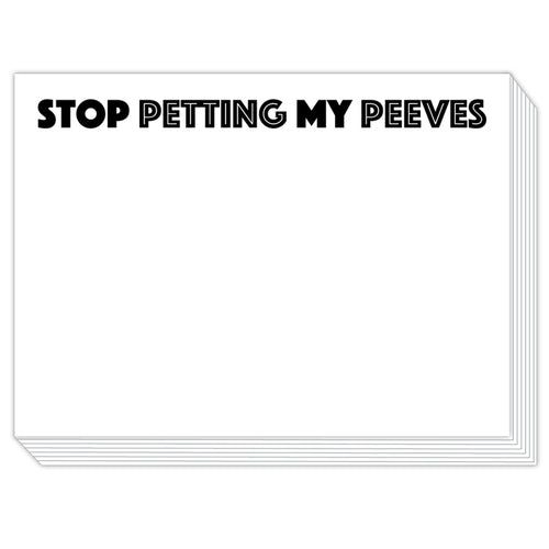Stop Petting My Peeves Slab Pad