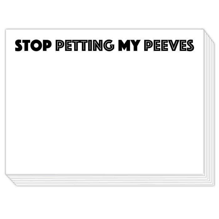 Stop Petting My Peeves Slab Pad