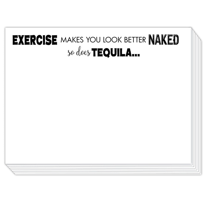 Exercise Makes You Look Better Naked Slab Pad