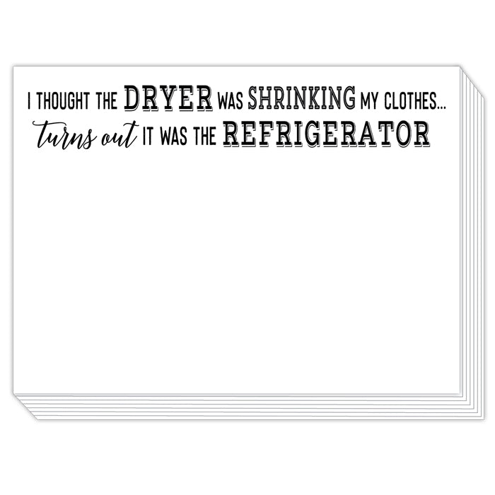 I Thought The Dryer Was Shrinking My Clothes Slab Pad RosanneBECK