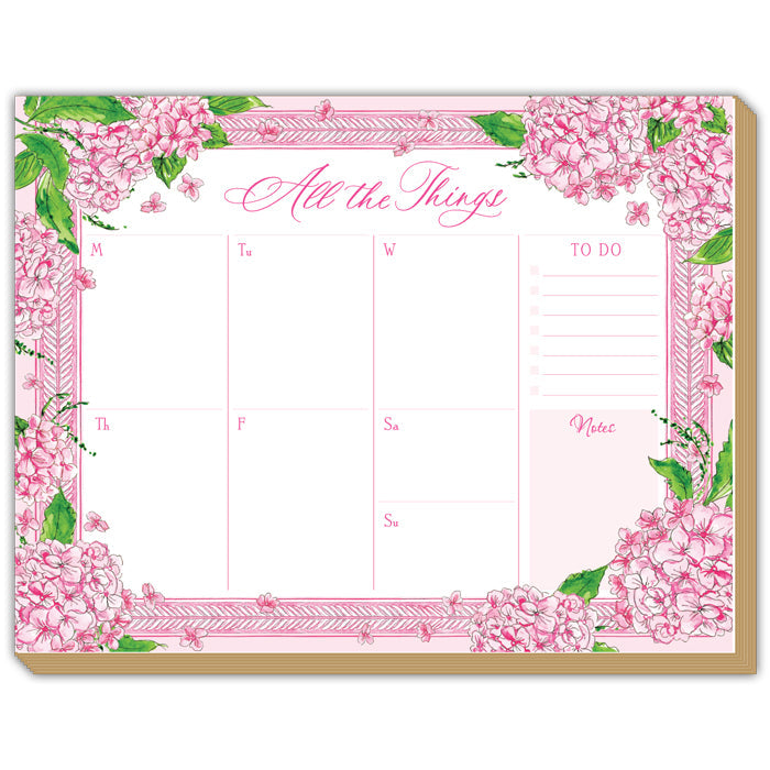 Hydrangea Pink Luxe Planner