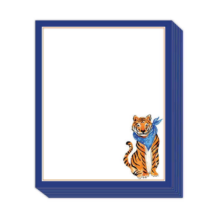 Orange & Blue Tiger Stack Pad