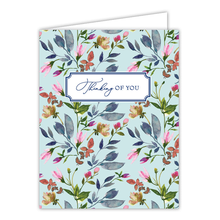 Thinking Of You Fall Blossoms Small Folded Greeting Card – RosanneBECK ...