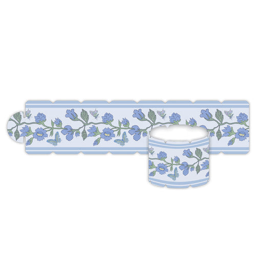 Caitlin Wilson French Blue Floral Vine Napkin Ring