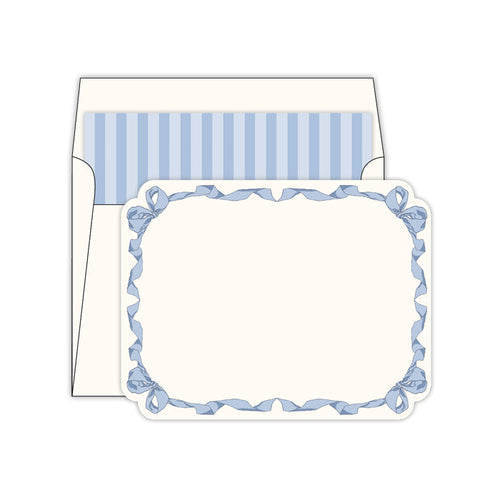 Caitlin Wilson French Blue Ribbon & Noelle Stripe Stationery Notes