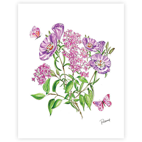 Lavender Botanical Art Print II