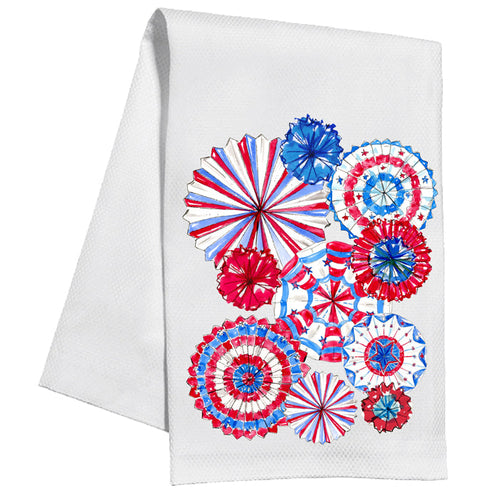Red White & Blue Bunting Kitchen Towel