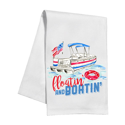 Floatin' and Boatin' Kitchen Towel