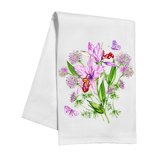 Lavender Botanical Kitchen Towel I