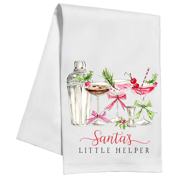 Santa's Little Helper Kitchen Towel