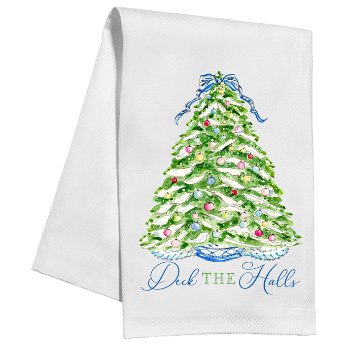 Deck the Halls Winter Wonderland Tree Kitchen Towel