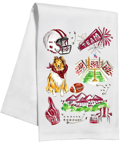 Texas A&M Icons Kitchen Towel