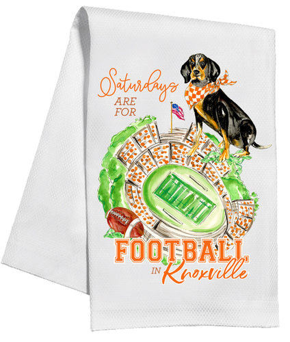 "Saturdays are for football in Knoxville" Kitchen Towel