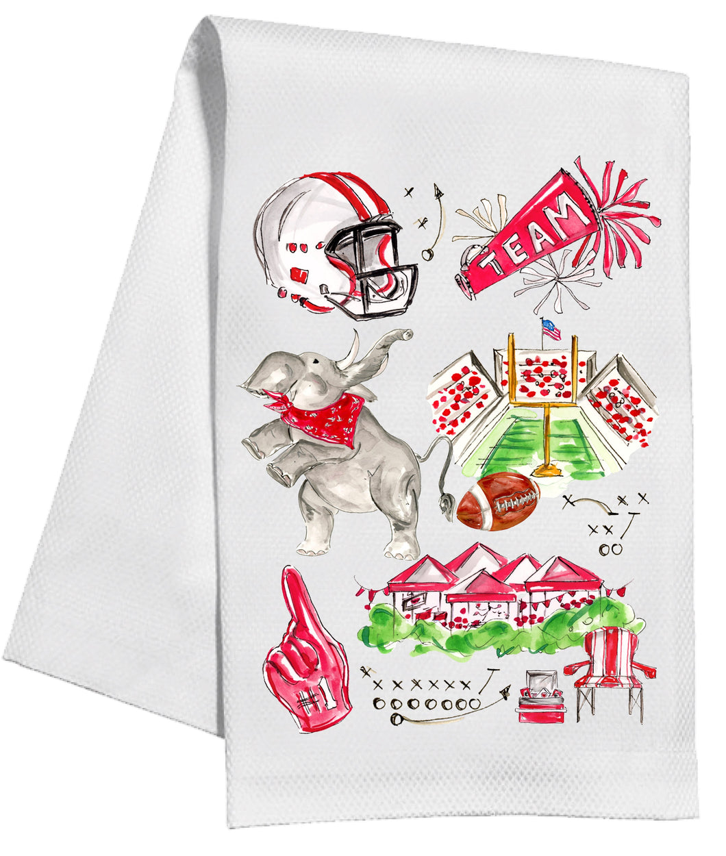 Arkansas Icons Kitchen Towel