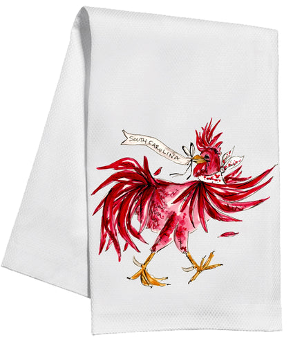 Maroon Gamecock Kitchen Towel