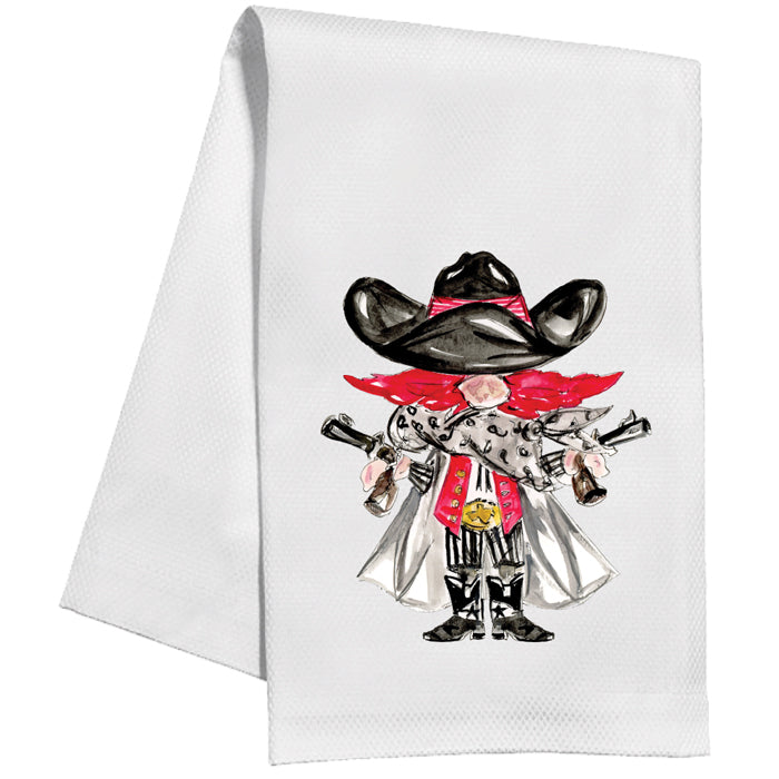 Raider Red and Black Kitchen Towel