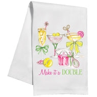 Tennis Cocktails Make It A Double Kitchen Towel