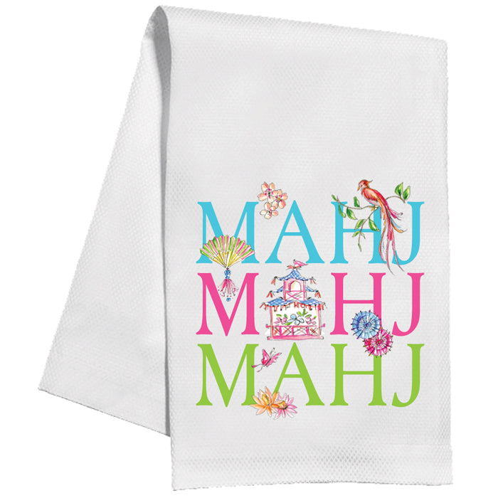 RosanneBeck Collections Mahjong Dragon Kitchen Towel