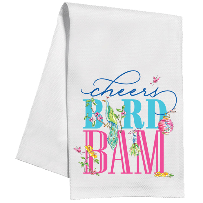 Cheers Bird Bam Kitchen Towel