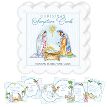 Load image into Gallery viewer, Christmas Nativity Scripture Card Set
