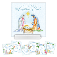 Load image into Gallery viewer, Christmas Nativity Scripture Card Set
