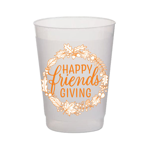 Happy Friends Giving Frost Flex Cup