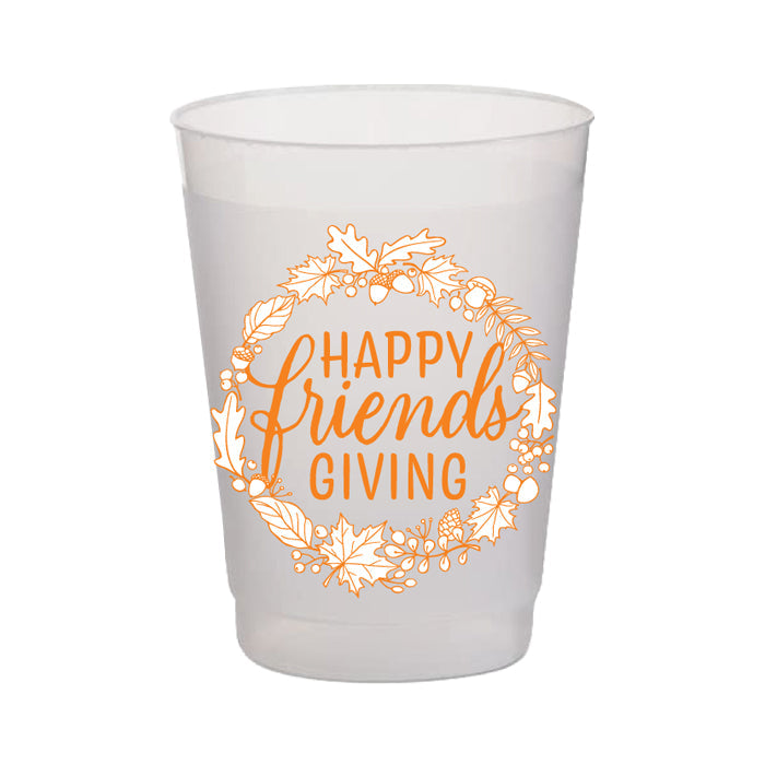 Happy Friends Giving Frost Flex Cup