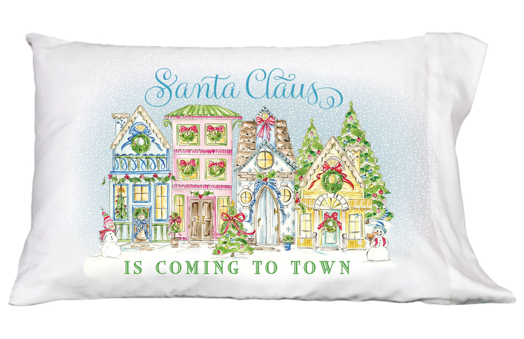 Winter Wonderland Village Pillowcase