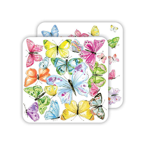 Wild Butterflies Paper Coasters