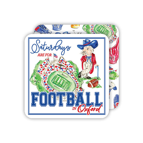 "Saturdays are for Football in Oxford" Paper Coasters