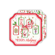Merry Mahjong Die-Cut Coasters