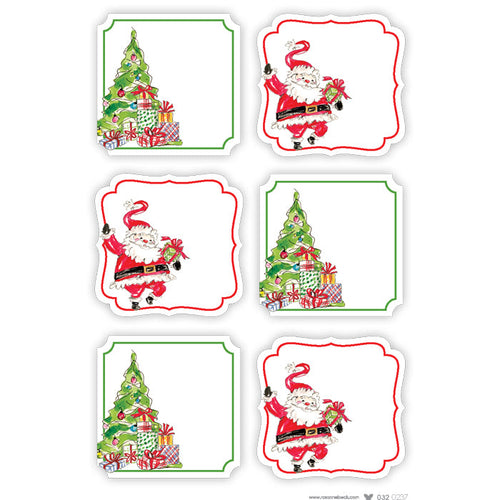 Happy Santa Die-Cut Sticker Sheet