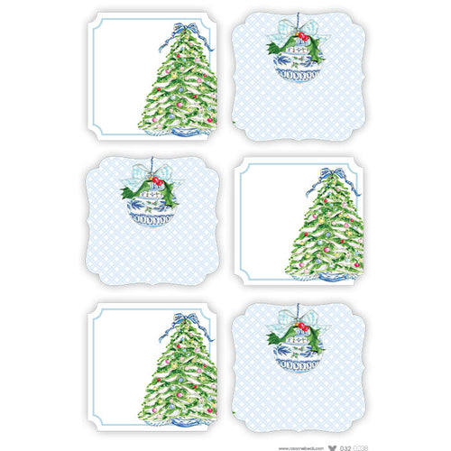 Winter Wonderland Christmas Tree Die-Cut Sticker Sheet