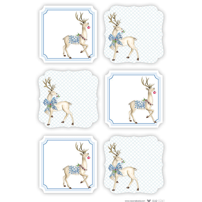 Winter Wonderland Deer Die-Cut Sticker Sheet