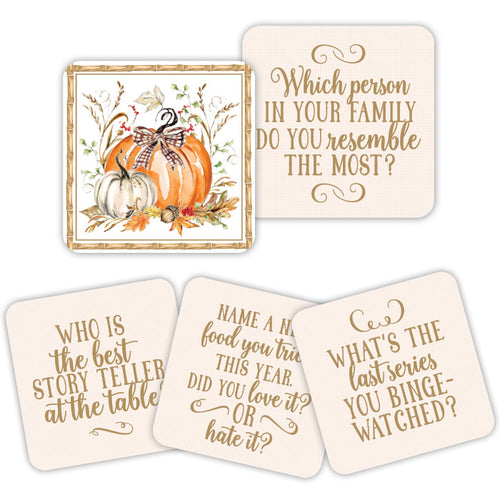 Festive Gourds Conversation Coasters