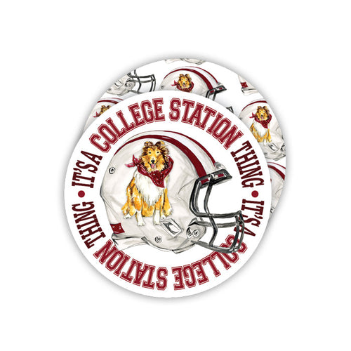 "It's A College Station Thing" Paper Coasters