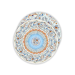 Autumn Feast Fall Filigreee Round Coasters