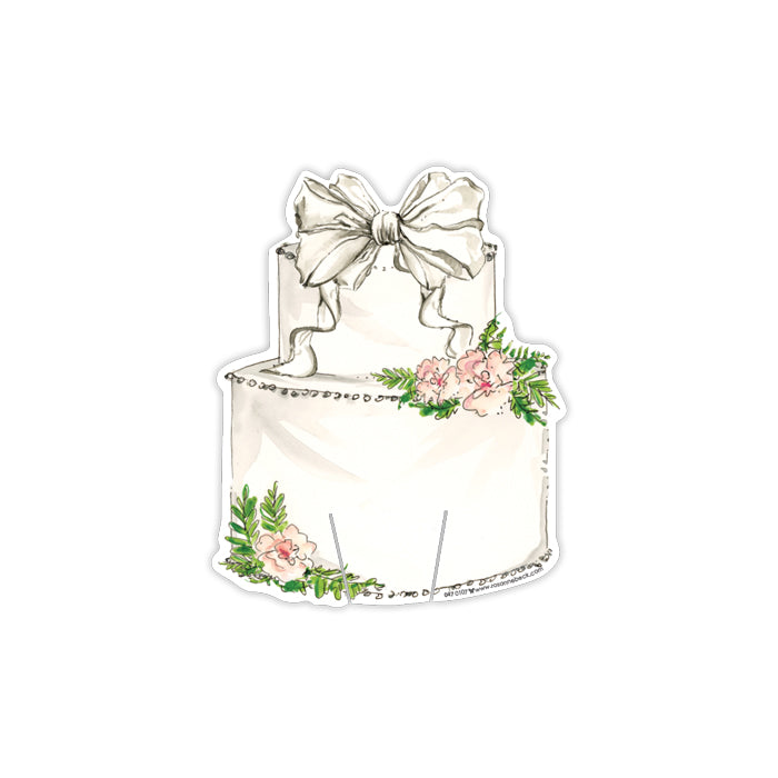 Hand Painted Wedding Cake Cup Accents