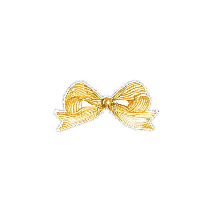 Gold bow Die-Cut Cup Accents