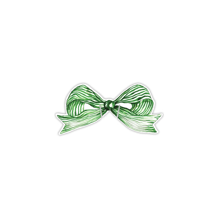 Dark Green Bow Cup Accents